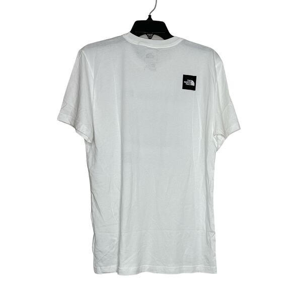 The North Face Men’s Short-Sleeve Brand Proud Tee White Size Medium New - Picture 2 of 4
